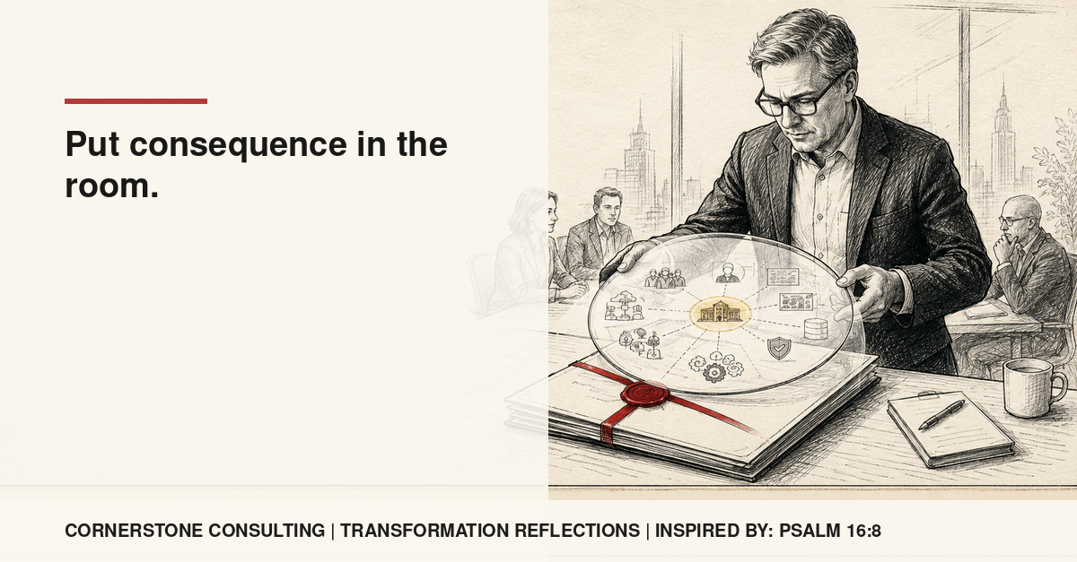 EA Reflection: Place Consequence In The Room
